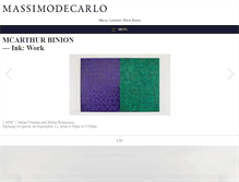 Tablet Screenshot of massimodecarlo.com