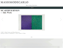 Tablet Screenshot of massimodecarlo.it
